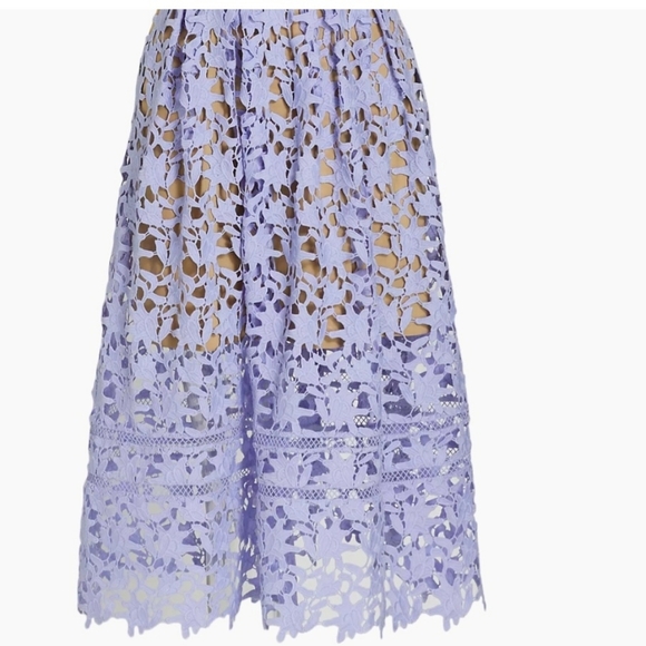 Self-Portrait Azalea Lace Dress in Baby Blue Size 0 - Picture 3 of 13